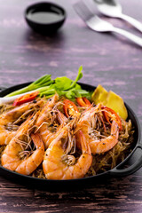 Baked Shrimp with Glass Noodles