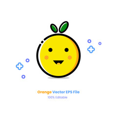 
Vector Graphic illustration of orange with smile cut face, orange 3d, orange icon, perfect for graphic designer needs, etc