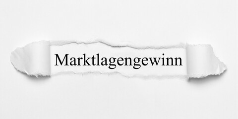 Obraz premium Marktlagengewinn
