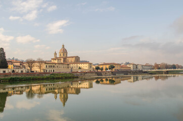 Fototapeta na wymiar VIew of Florence city, Italy