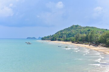 Aerial View of Sairee Beach in Chumphon Province