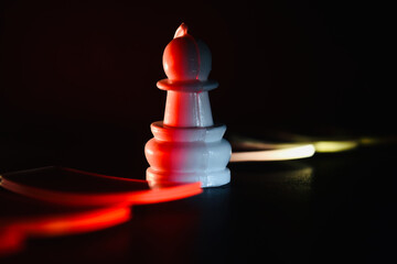 plastic chess character 