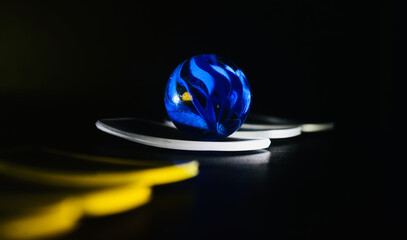 blue marble ball 