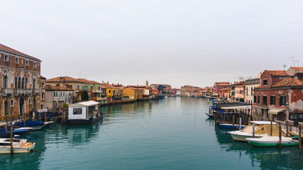 Naklejka na ściany i meble city grand canal. Venice, Italy