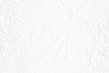 White crumpled paper surface background texture