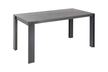 Black wooden table furniture insulated