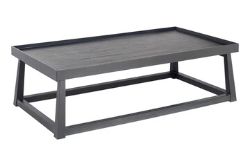 Black wooden table furniture insulated