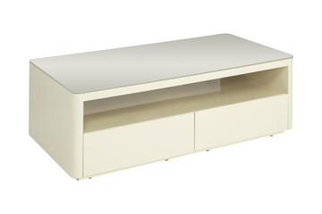 white glass bollard furniture isolated