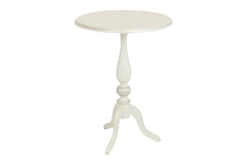 wooden white table furniture insulated