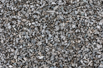 Crushed granite gravel background texture