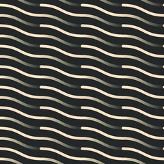 Seamless pattern with wavy gradient lines.