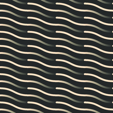 Seamless pattern with wavy gradient lines.