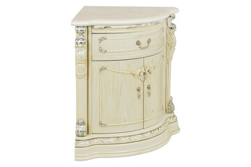 white wooden bollard furniture in isolation