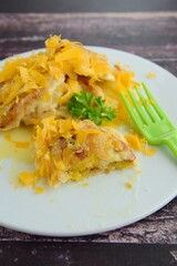 Pisang Goreng Keju or Fried Banana with Grated Cheese