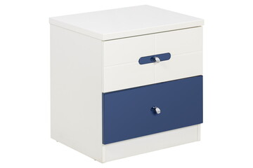 white blue wooden furniture bollard