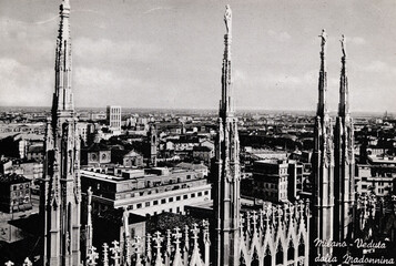 The Milan Cathedral in the 40s