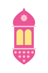 islamic pink ornament