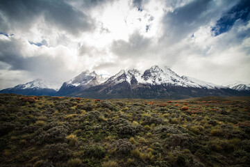 Naklejka premium Torres del Paine National Park, Chile 