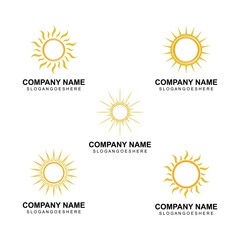 Sun Vector illustration Icon Logo Template design