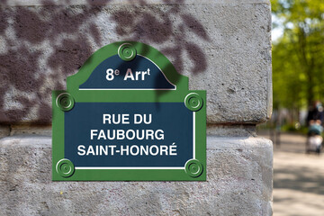 rue du faubourg saint honoré