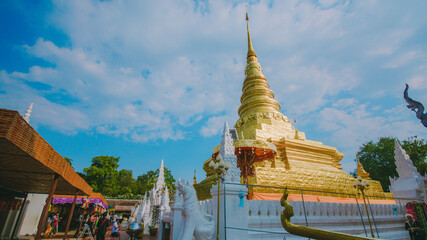 Fototapeta premium Beautiful temple in thailand.
