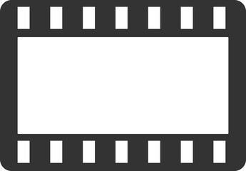 The icon in the frame of the movie.