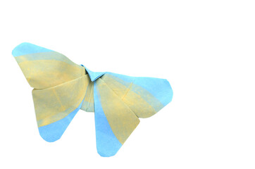 Origami butterfly paper