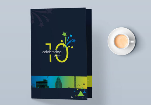 Corporate Invitation Card Design Layout
