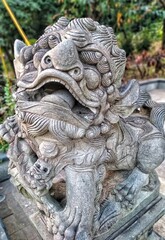 Chinese dragon statue