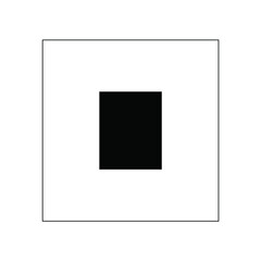 The symbol of mechanical equipment (meat press), consisting of black rectangles on a white background