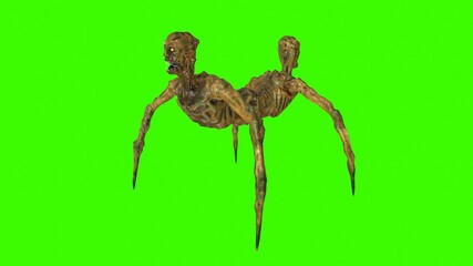 Siamese twins 3d render