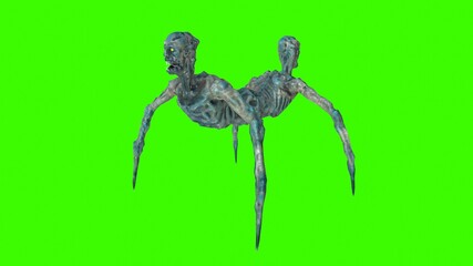 Siamese twins 3d render