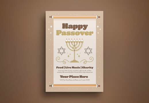 Passover Flyer Layout