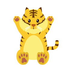 cute tiger icon