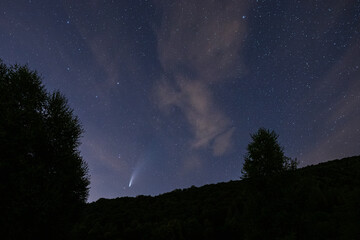 Cometa Neowise dalla valle Intelvi