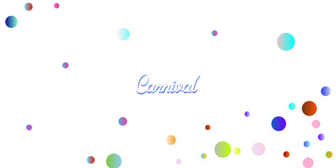 Carnival Confetti Explosion Vector Background. Falling Color Tinsel, Fiesta Celebration Design.