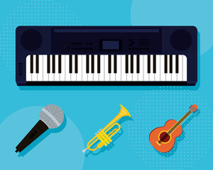 musical instruments collection