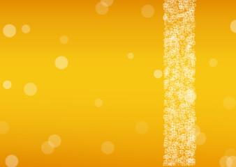 Oktoberfest background. Beer foam. Craft lager splash.