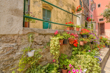 Picturesque old town Portovenere, Italy.