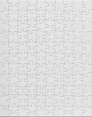 White jigsaw puzzle