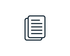 Document Form Icon Design Template Elements