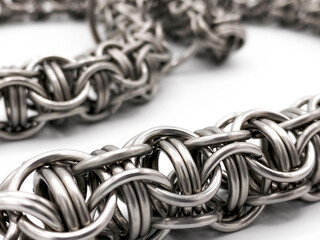 Naklejka premium close up of a chain