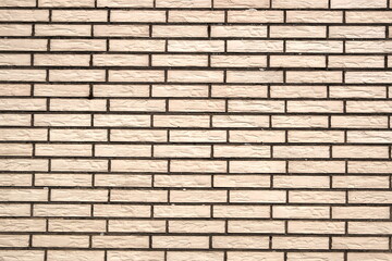 Traditionelle Klinkerfassade in Beige oder Naturfarben bei Sonnenschein in der Südstadt von...