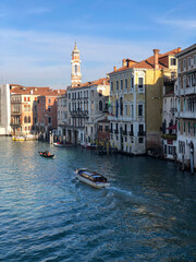 Grand Canal Evening Boats