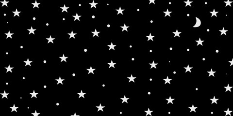 Fototapeta na wymiar abstract star pattern background with dark night background