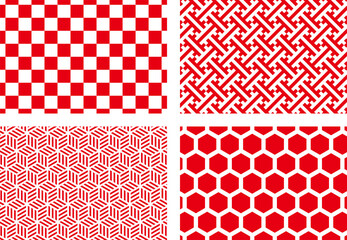 日本の伝統的な和柄素材