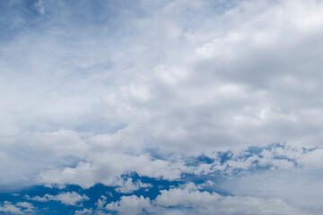Mostly cloudy sky