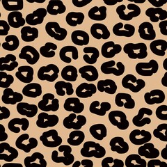 print leopard. seamless pattern, abstraction. for print or banner or fabric
