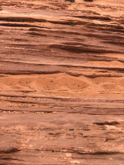 Soft Layered Sandstone Surface