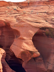 Layered Sandstone Canyon Cut
